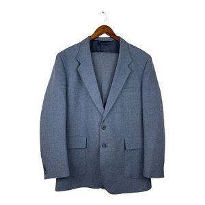 Vintage Levi's Action Suit 2 Piece Men's Size 44L Gray Single Breasted Blazer